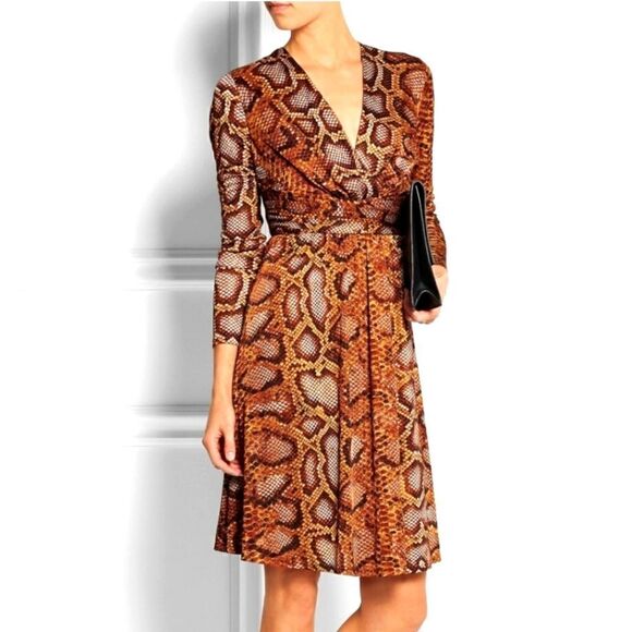 ALTUZARRA x Target Python Snakeskin Print Dress - Size 6 - Picture 1 of 1